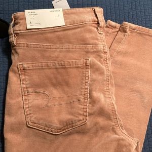 American Eagle Blush Pink Corduroy Pants